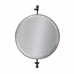 Miroir mural rond pivotant - Chehoma