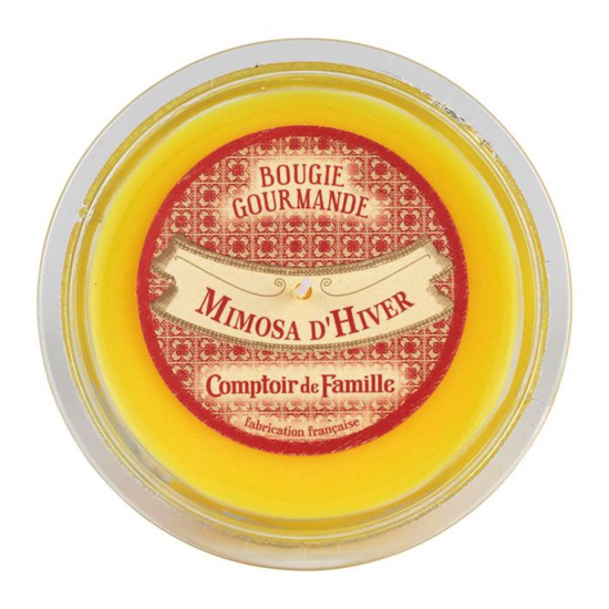 Bougie gourmande Mimosa d'Hiver - Comptoir de Famille