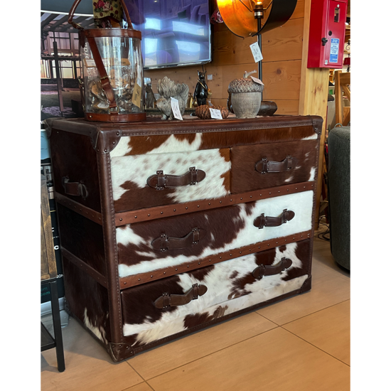 Commode peau de vache - Chehoma