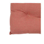 Galette de chaise Campagne Rouge 40x40 - Comptoir de Famille