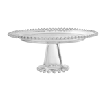 Plat sur pied Perloa verre - Côté Table