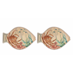 Set de 2 Plats poisson 33x23 en mélamine - Sea Life