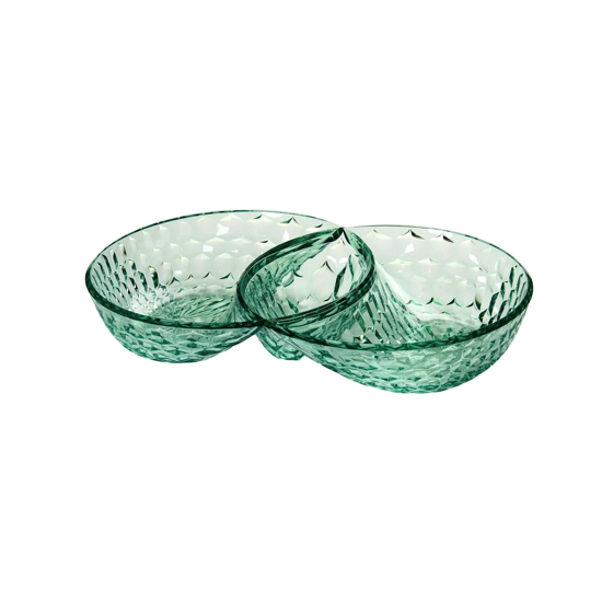 Plat hors d'oeuvres Vanity - "Aria" Matche green